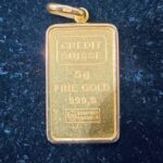クレディスイス純金製5ｇインゴット ペンダントトップ